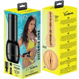 Masturbatore Victoria June dettaglio packaging - masturbatore realistico