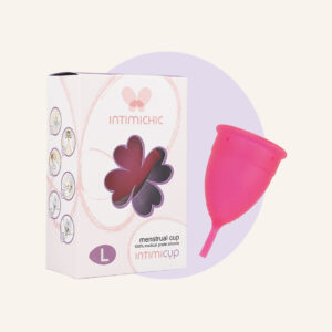 COPPETTA MESTRUALE SILICONE MEDICALE TAGLIA L - INTIMICHIC