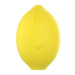 Stimolatore clitorideo ad aria ROMP Lemon Crush giallo in silicone body-safe con tecnologia Pleasure Air ricaricabile USB