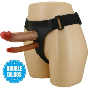 STRAP ON DOPPIO DILDO - PRETTY LOVE - 4
