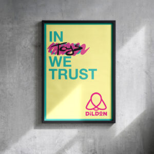 The Believer poster sex toys 50x70 In Toys We Trust Dildon Original