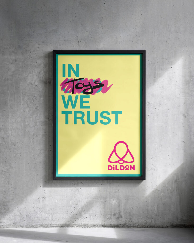 The Believer poster sex toys 50x70 In Toys We Trust Dildon Original