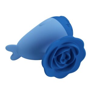 stimolatore clitorideo Mini Delfy Pretty Love blu a forma di rosa