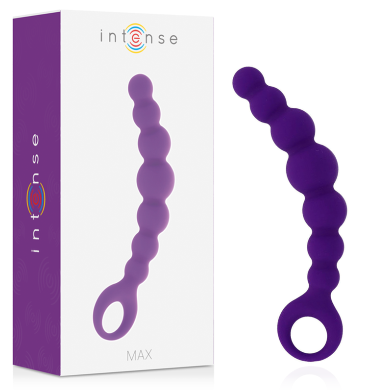 Max Lilac – Palline anali in silicone con confezione originale