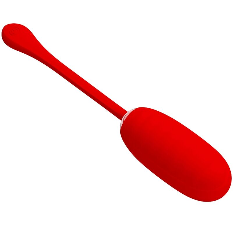 ovetto vibrante ricaricabile kirk pretty love rosso silicone