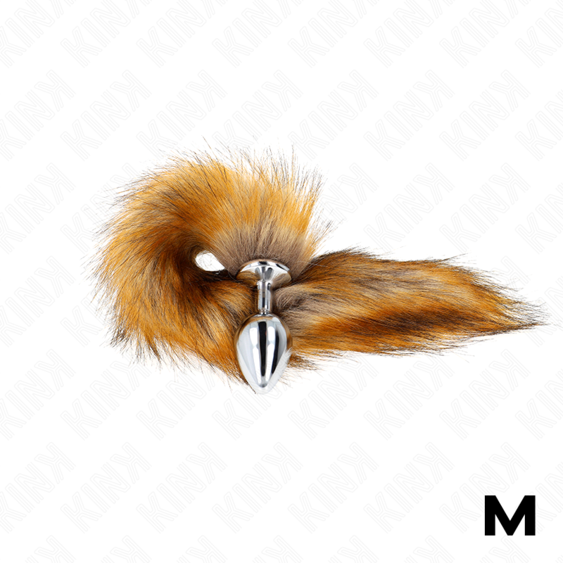 KINK - PLUG M CON CODA DI VOLPE MARRONE
