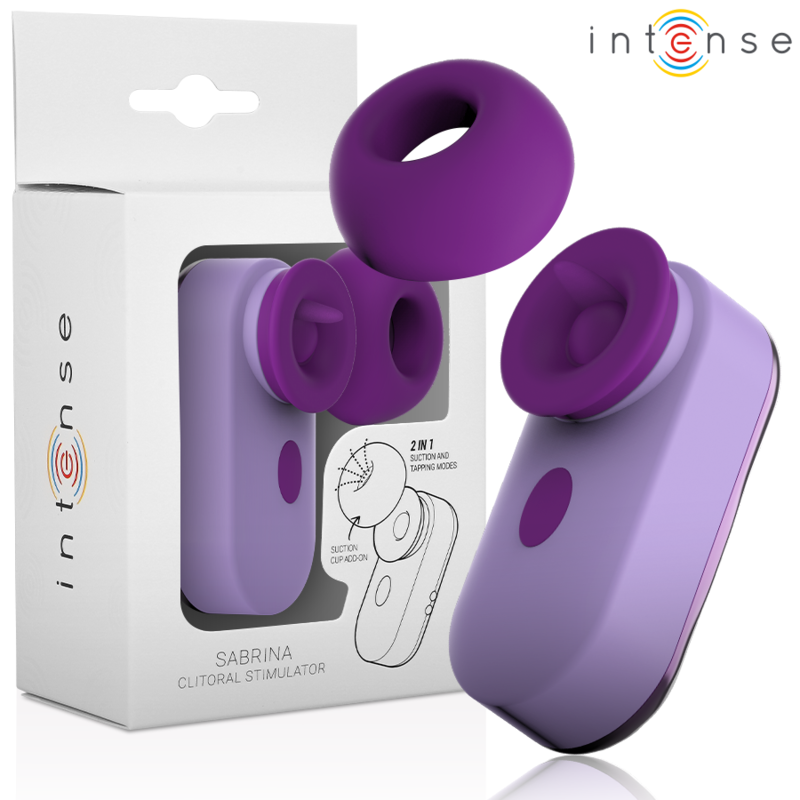 Stimolatore clitorideo compatto CLITO PODS viola INTENSE