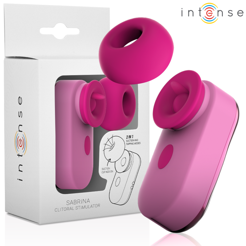 Stimolatore clitorideo compatto CLITO PODS rosa INTENSE
