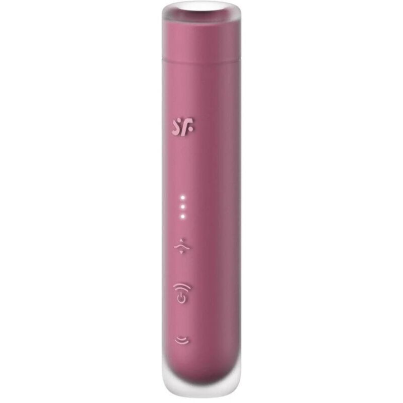 Satisfyer First Kiss - Mini stimolatore a onde d’aria con design a rossetto.
