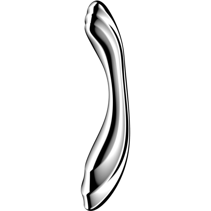 dildo acciaio inox doppia estremità ondulato satisfyer pure gravity 2